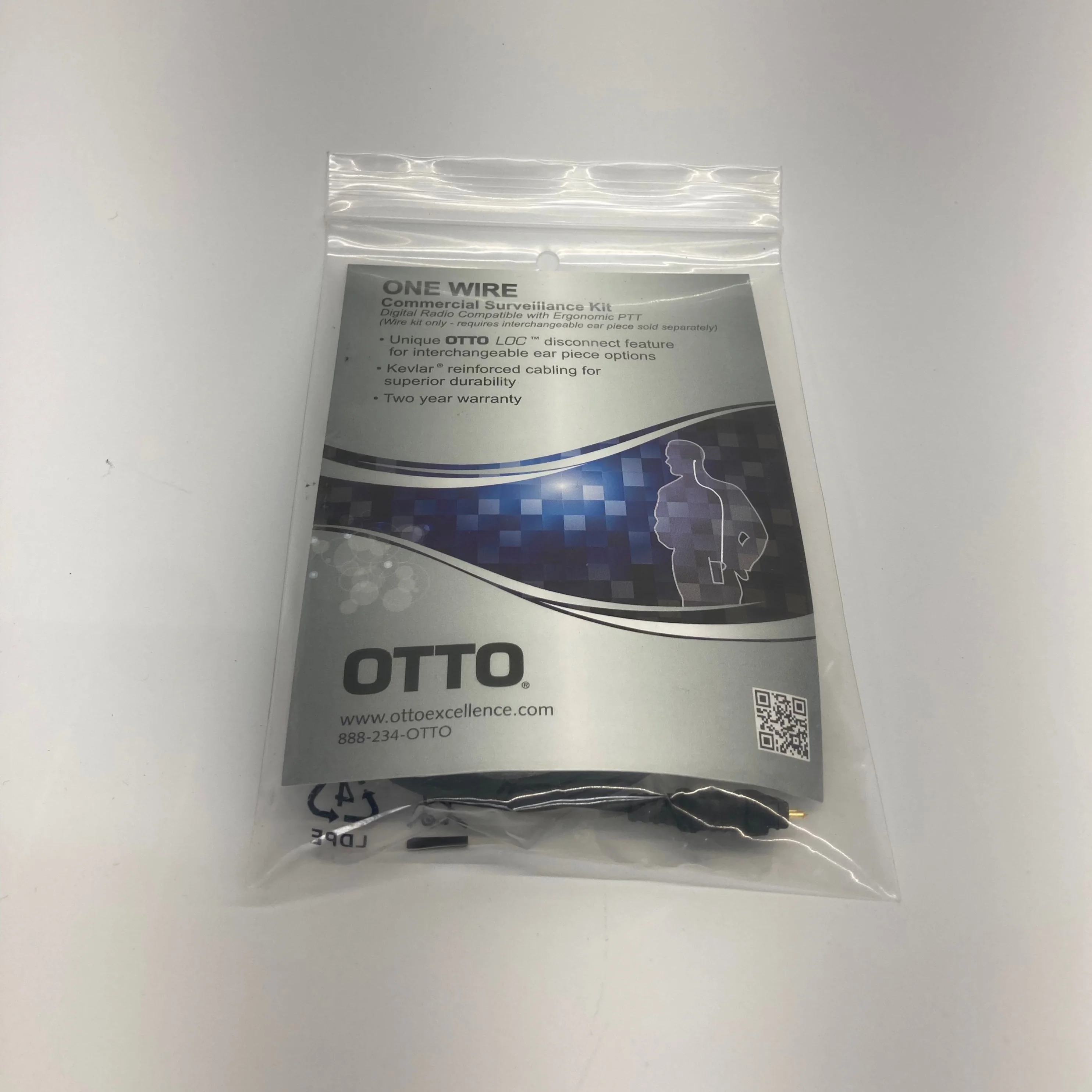 OTTO E1-1W2KA131 One Wire Earphone Surveillance Kit for Kenwood 2-pin connector Questions & Answers