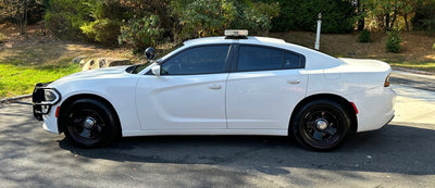 RENT: DODGE Charger Police Car AWD Fully Outfitted Police - car, lights, sirens, radio, and prisoner cage - rent police vehicle