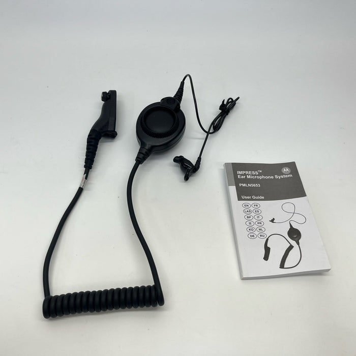 Motorola PMLN5653A Ear Microphone with Bone Conduction - HaloidRadios.com