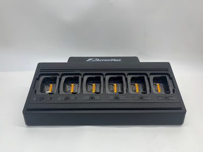 ArrowMax AM6R4138-120 Six Unit Bank Charger for CP200D / CP200 - HaloidRadios.com