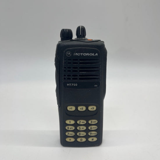 Motorola HT750 AAH25KDG9AA4AN VHF Portable w/ DTMF Keypad - HaloidRadios.com