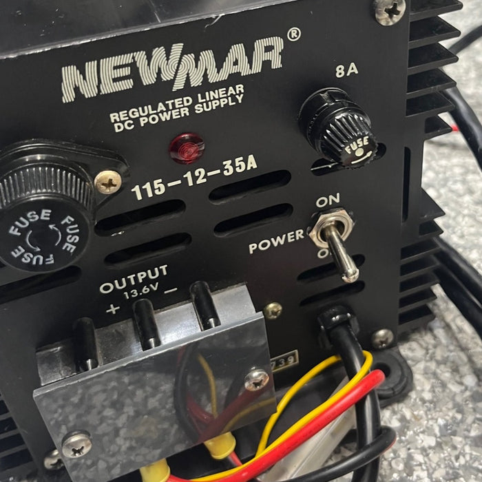 NewMar 115-12-35A Linear Power Supply 115VAC Input 13.6VDC 35A Output - HaloidRadios.com