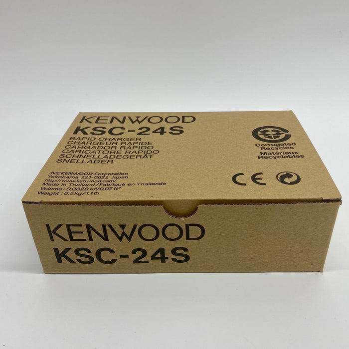 Kenwood KSC-24S Single Radio Charger w/ Power Supply - KSC24S (SURPLUS)