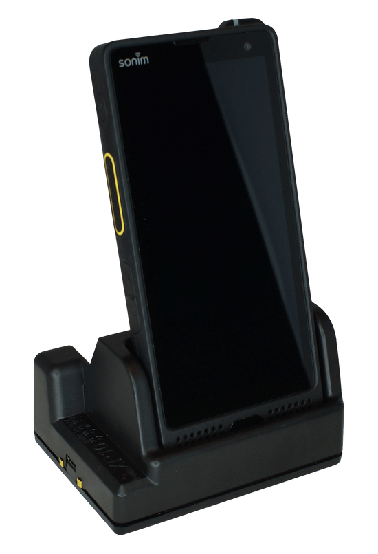 GPS LOCKBOX ACC-CBDTC-SONXP10-4 Phone & Battery Charging Unit for the Sonim XP10.  (Use w/ 5-Bay Charging Dock or USB-C cable)