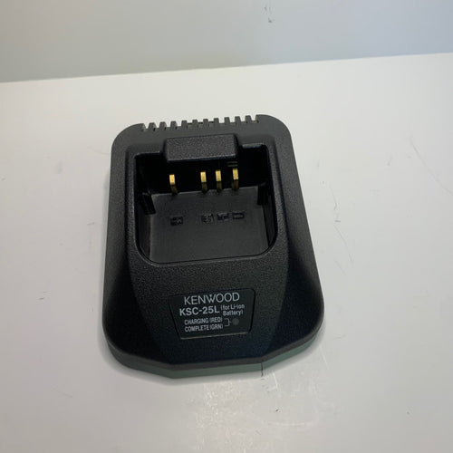 Kenwood KSC-25L Lithium Single Radio Rapid Charger with Power Supply - HaloidRadios.com
