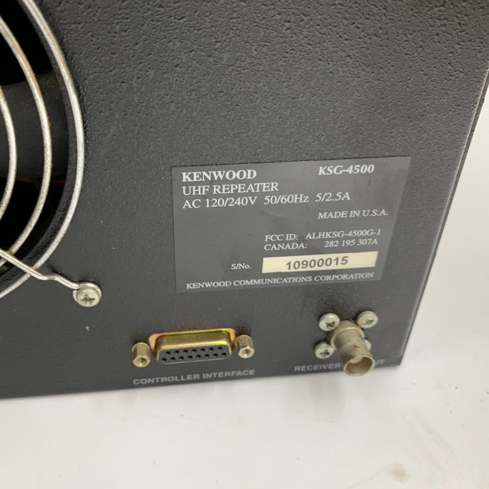 Kenwood KSG-4500 UHF Analog Repeater - HaloidRadios.com